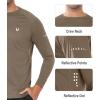 image:imageNORTHYARD Mens Sun Protection Shirts UPF 50 Long Sleeve Swim Rash Guard Shirt Running Workout Athletic Hiking UV FishingWarmtaupe