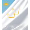 image:imageNORTHYARD Mens Sun Protection Shirts UPF 50 Long Sleeve Swim Rash Guard Shirt Running Workout Athletic Hiking UV FishingWhite