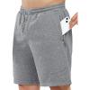 image:imageNORTHYARD Mens Cotton Casual Sweat Shorts Athletic Running Short with Zipper Pockets 7 Workout Gym Lounge for MensMediumgreyheather