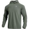 image:imageNORTHYARD Mens Running Hoodie Lightweight Fleece Workout Pullover Long Sleeve Cold Weather Hooded Sweatshirts Athletic GymSagegreen