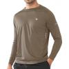 image:imageNORTHYARD Mens Sun Protection Shirts UPF 50 Long Sleeve Swim Rash Guard Shirt Running Workout Athletic Hiking UV FishingWarmtaupe