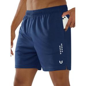 image:imageNORTHYARD Mens 5710 Athletic Basketball Shorts Workout Gym Quick Dry Shorts Lightweight Mesh Running Shorts TennisDarkblue