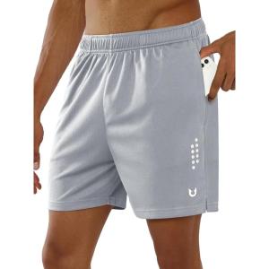 image:imageNORTHYARD Mens 5710 Athletic Basketball Shorts Workout Gym Quick Dry Shorts Lightweight Mesh Running Shorts TennisLightgrey