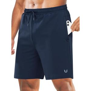 image:imageNORTHYARD Mens 7 Gym Shorts Knit Athletic Tennis Shorts for Men with Zipper Pockets for Workout Athletic TrainingNavy
