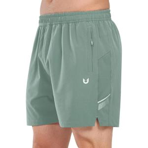 image:imageNORTHYARD Mens Athletic Running Shorts 5 Quick Dry Lightweight with Zip Pockets Gym Workout ActiveLodenfrost