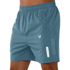 image:imageNORTHYARD Mens Athletic Running Shorts Quick Dry Workout Shorts 7 5 9 Lightweight Sports Gym Basketball Tennis HikingGreyblue