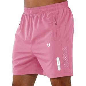 image:imageNORTHYARD Mens Athletic Running Shorts Quick Dry Workout Shorts 7 5 9 Lightweight Sports Gym Basketball Tennis HikingPowderpink