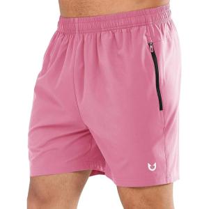 image:imageNORTHYARD Mens Athletic Running Shorts Quick Dry Workout Shorts Lightweight Sports Gym Basketball 7 9 5 Tennis HikingPowderpink