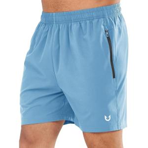 image:imageNORTHYARD Mens Athletic Running Shorts Quick Dry Workout Shorts Lightweight Sports Gym Basketball 7 9 5 Tennis HikingSkyblue