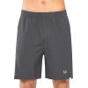image:imageNORTHYARD Mens 7 Athletic Running Shorts with Zipper Pockets Quick Dry Lightweight Workout Gym ShortDark Grey