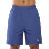 image:imageNORTHYARD Mens 7 Athletic Running Shorts with Zipper Pockets Quick Dry Lightweight Workout Gym ShortFederal Blue