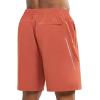 image:imageNORTHYARD Mens 7 Athletic Running Shorts with Zipper Pockets Quick Dry Lightweight Workout Gym ShortRed Clay