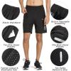 image:imageNORTHYARD Mens Athletic Running Shorts Gym Workout Shorts 7 9 5 Quick Dry Lightweight Sports Basketball Exercise TennisBlack