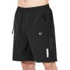image:imageNORTHYARD Mens Athletic Running Shorts Gym Workout Shorts 7 9 5 Quick Dry Lightweight Sports Basketball Exercise TennisBlack