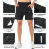 image:imageNORTHYARD Mens Athletic Running Shorts Gym Workout Shorts 7 9 5 Quick Dry Lightweight Sports Basketball Exercise TennisBlack