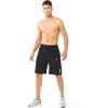 image:imageNORTHYARD Mens Athletic Running Shorts Gym Workout Shorts 7 9 5 Quick Dry Lightweight Sports Basketball Exercise TennisBlack