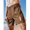 image:imageNORTHYARD Mens Athletic Running Shorts Gym Workout Shorts 7 9 5 Quick Dry Lightweight Sports Basketball Exercise TennisBrown