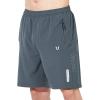 image:imageNORTHYARD Mens Athletic Running Shorts Gym Workout Shorts 7 9 5 Quick Dry Lightweight Sports Basketball Exercise TennisCoolgrey