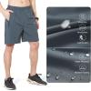 image:imageNORTHYARD Mens Athletic Running Shorts Gym Workout Shorts 7 9 5 Quick Dry Lightweight Sports Basketball Exercise TennisCoolgrey
