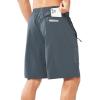 image:imageNORTHYARD Mens Athletic Running Shorts Gym Workout Shorts 7 9 5 Quick Dry Lightweight Sports Basketball Exercise TennisCoolgrey