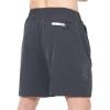 image:imageNORTHYARD Mens Athletic Running Shorts Gym Workout Shorts 7 9 5 Quick Dry Lightweight Sports Basketball Exercise TennisDarkgrey