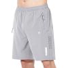 image:imageNORTHYARD Mens Athletic Running Shorts Gym Workout Shorts 7 9 5 Quick Dry Lightweight Sports Basketball Exercise TennisGrey