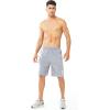 image:imageNORTHYARD Mens Athletic Running Shorts Gym Workout Shorts 7 9 5 Quick Dry Lightweight Sports Basketball Exercise TennisGrey