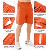 image:imageNORTHYARD Mens Athletic Running Shorts Gym Workout Shorts 7 9 5 Quick Dry Lightweight Sports Basketball Exercise TennisOrange