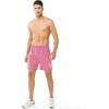 image:imageNORTHYARD Mens Athletic Running Shorts Gym Workout Shorts 7 9 5 Quick Dry Lightweight Sports Basketball Exercise TennisPowderpink