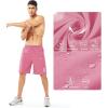 image:imageNORTHYARD Mens Athletic Running Shorts Gym Workout Shorts 7 9 5 Quick Dry Lightweight Sports Basketball Exercise TennisPowderpink