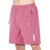 image:imageNORTHYARD Mens Athletic Running Shorts Gym Workout Shorts 7 9 5 Quick Dry Lightweight Sports Basketball Exercise TennisPowderpink