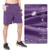 image:imageNORTHYARD Mens Athletic Running Shorts Gym Workout Shorts 7 9 5 Quick Dry Lightweight Sports Basketball Exercise TennisPurple
