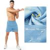 image:imageNORTHYARD Mens Athletic Running Shorts Gym Workout Shorts 7 9 5 Quick Dry Lightweight Sports Basketball Exercise TennisSkyblue