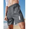 image:imageNORTHYARD Mens Athletic Running Shorts Gym Workout Shorts 7 9 5 Quick Dry Lightweight Sports Basketball Exercise TennisSmokegrey