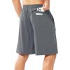 image:imageNORTHYARD Mens Athletic Running Shorts Gym Workout Shorts 7 9 5 Quick Dry Lightweight Sports Basketball Exercise TennisSmokegrey