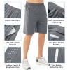 image:imageNORTHYARD Mens Athletic Running Shorts Gym Workout Shorts 7 9 5 Quick Dry Lightweight Sports Basketball Exercise TennisSmokegrey
