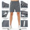 image:imageNORTHYARD Mens Athletic Running Shorts Gym Workout Shorts 7 9 5 Quick Dry Lightweight Sports Basketball Exercise TennisSmokegrey