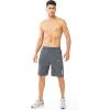 image:imageNORTHYARD Mens Athletic Running Shorts Gym Workout Shorts 7 9 5 Quick Dry Lightweight Sports Basketball Exercise TennisSmokegrey