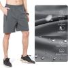 image:imageNORTHYARD Mens Athletic Running Shorts Gym Workout Shorts 7 9 5 Quick Dry Lightweight Sports Basketball Exercise TennisSmokegrey