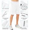 image:imageNORTHYARD Mens Athletic Running Shorts Gym Workout Shorts 7 9 5 Quick Dry Lightweight Sports Basketball Exercise TennisWhite