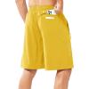 image:imageNORTHYARD Mens Athletic Running Shorts Gym Workout Shorts 7 9 5 Quick Dry Lightweight Sports Basketball Exercise TennisYellow