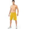 image:imageNORTHYARD Mens Athletic Running Shorts Gym Workout Shorts 7 9 5 Quick Dry Lightweight Sports Basketball Exercise TennisYellow