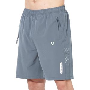 image:imageNORTHYARD Mens Athletic Running Shorts Gym Workout Shorts 7 9 5 Quick Dry Lightweight Sports Basketball Exercise TennisCloudgrey