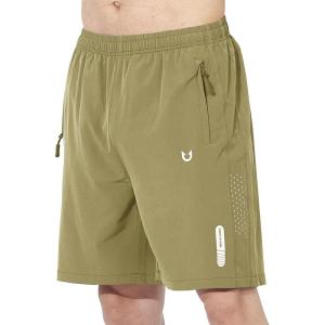 image:imageNORTHYARD Mens Athletic Running Shorts Gym Workout Shorts 7 9 5 Quick Dry Lightweight Sports Basketball Exercise TennisKhaki
