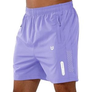 image:imageNORTHYARD Mens Athletic Running Shorts Gym Workout Shorts 7 9 5 Quick Dry Lightweight Sports Basketball Exercise TennisViolet