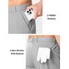 image:imageNORTHYARD Mens Golf Pants Stretch Work Dress Pant 303234 Quick Dry Lightweight Casual Flat Front Trouser with PocketsLightgrey