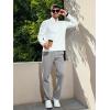 image:imageNORTHYARD Mens Golf Pants Stretch Work Dress Pant 303234 Quick Dry Lightweight Casual Flat Front Trouser with PocketsLightgrey