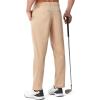 image:imageNORTHYARD Mens Golf Pants Stretch Work Dress Pant 303234 Quick Dry Lightweight Casual Flat Front Trouser with PocketsLightkhaki