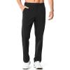 image:imageNORTHYARD Mens Golf Pants Stretch Work Dress Pant 303234 Quick Dry Lightweight Casual Flat Front Trouser with PocketsBlack