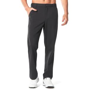 image:imageNORTHYARD Mens Golf Pants Stretch Work Dress Pant 303234 Quick Dry Lightweight Casual Flat Front Trouser with PocketsDarkgrey